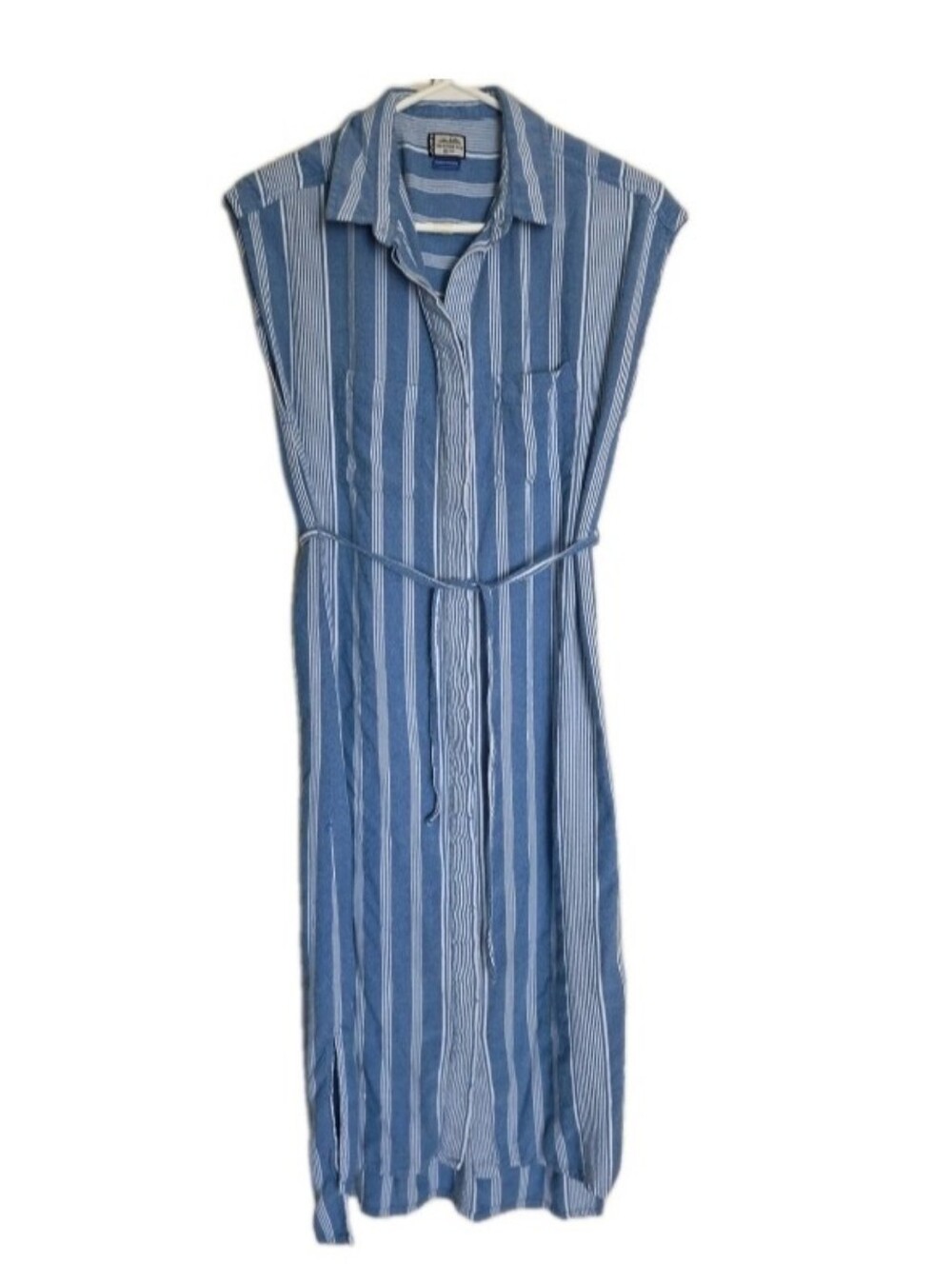 Kavu La Paz Sleeveless  Shirt Dress Womens Size XS Oasis Stripe High Low Hem